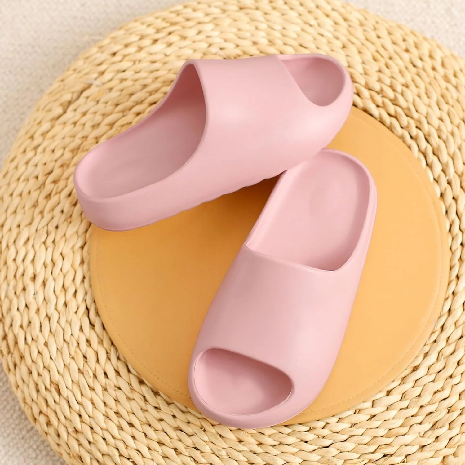 XTJSCBDSH Kids Cloud Slides Boys Girls Pillow Slippers ?C Slip-On Slide Sandals, Summer Beach Pool Shoes, Indoor and Outdoor