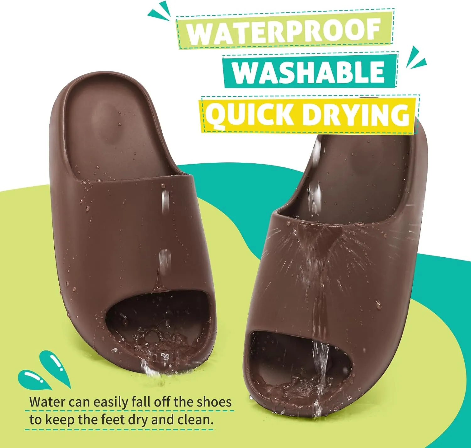 XTJSCBDSH Kids Cloud Slides Boys Girls Pillow Slippers ?C Slip-On Slide Sandals, Summer Beach Pool Shoes, Indoor and Outdoor