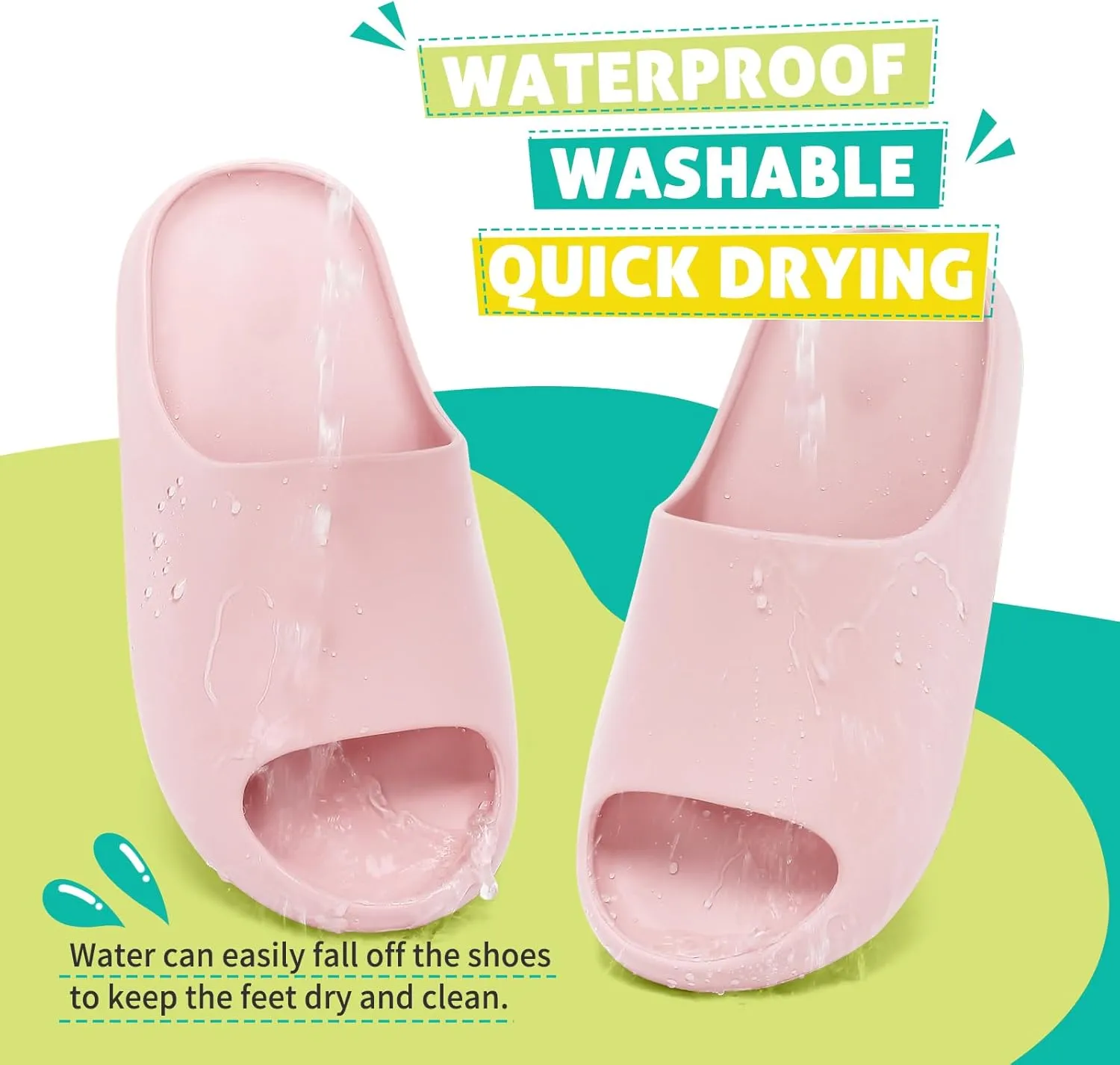 XTJSCBDSH Kids Cloud Slides Boys Girls Pillow Slippers ?C Slip-On Slide Sandals, Summer Beach Pool Shoes, Indoor and Outdoor
